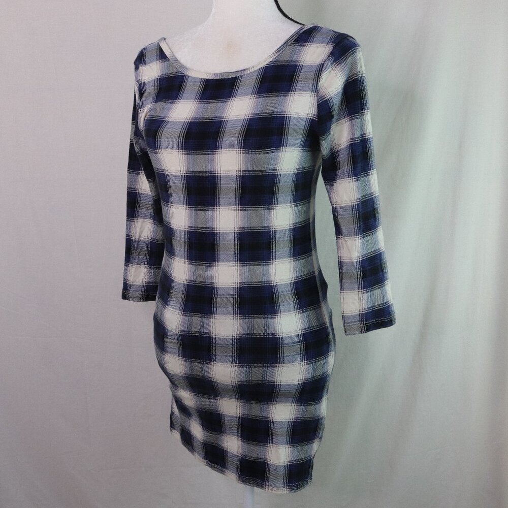 Forever 21 | Plaid Long Sleeve Mini Dress Medium